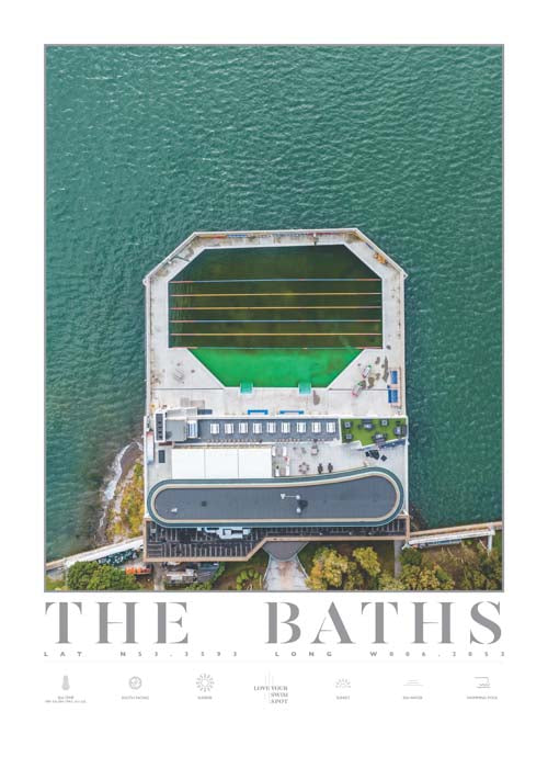 THE BATHS CLONTARF CO DUBLIN