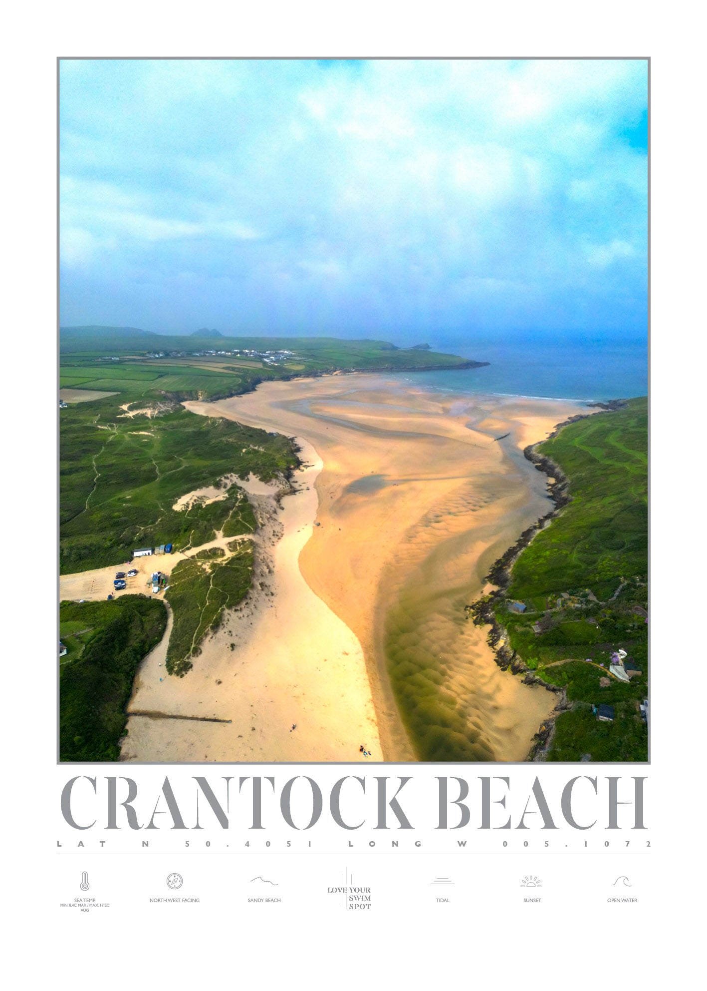 CRANTOCK BEACH CORNWALL ENGLAND