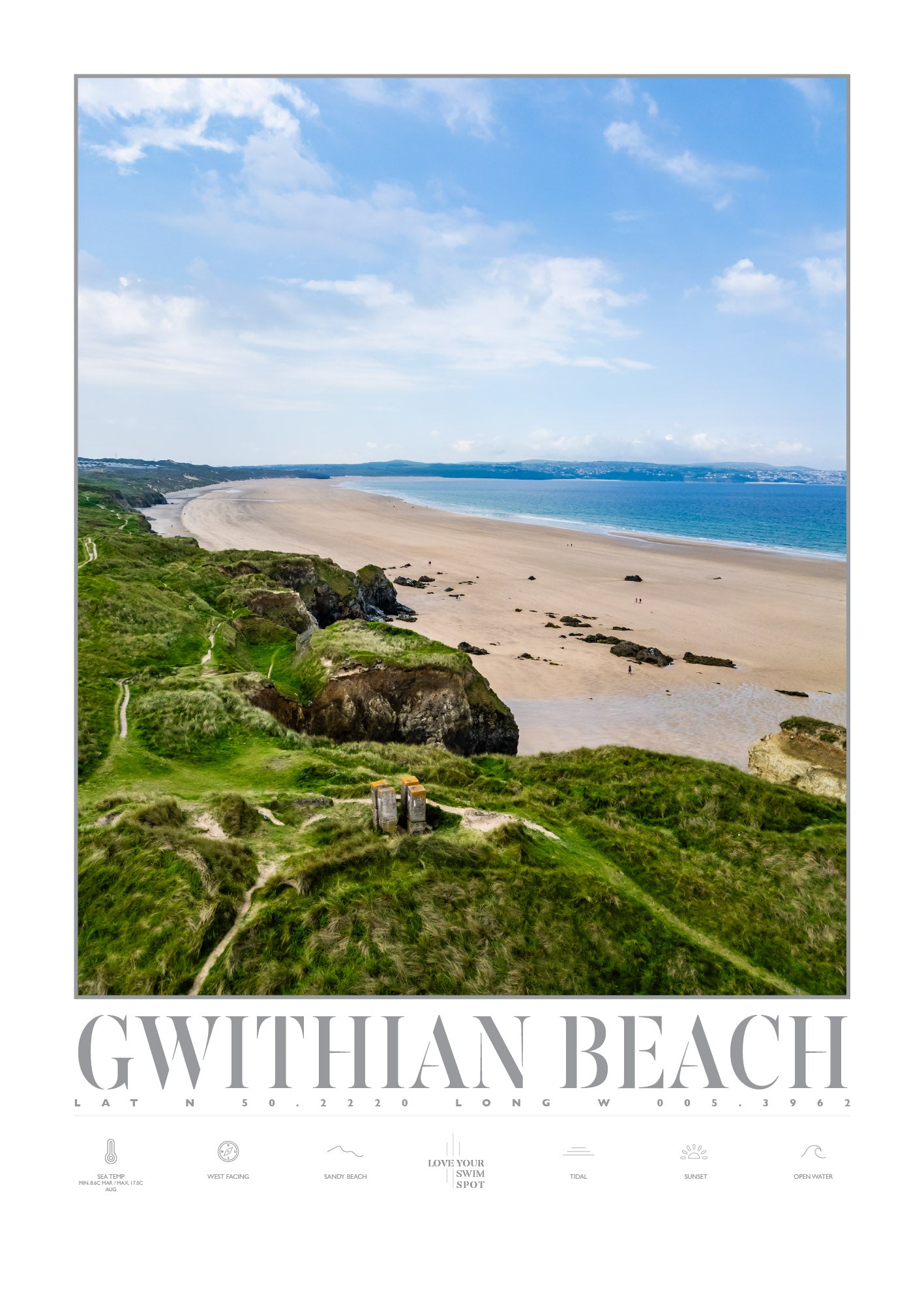 GWITHIAN BEACH CORNWALL ENGLAND