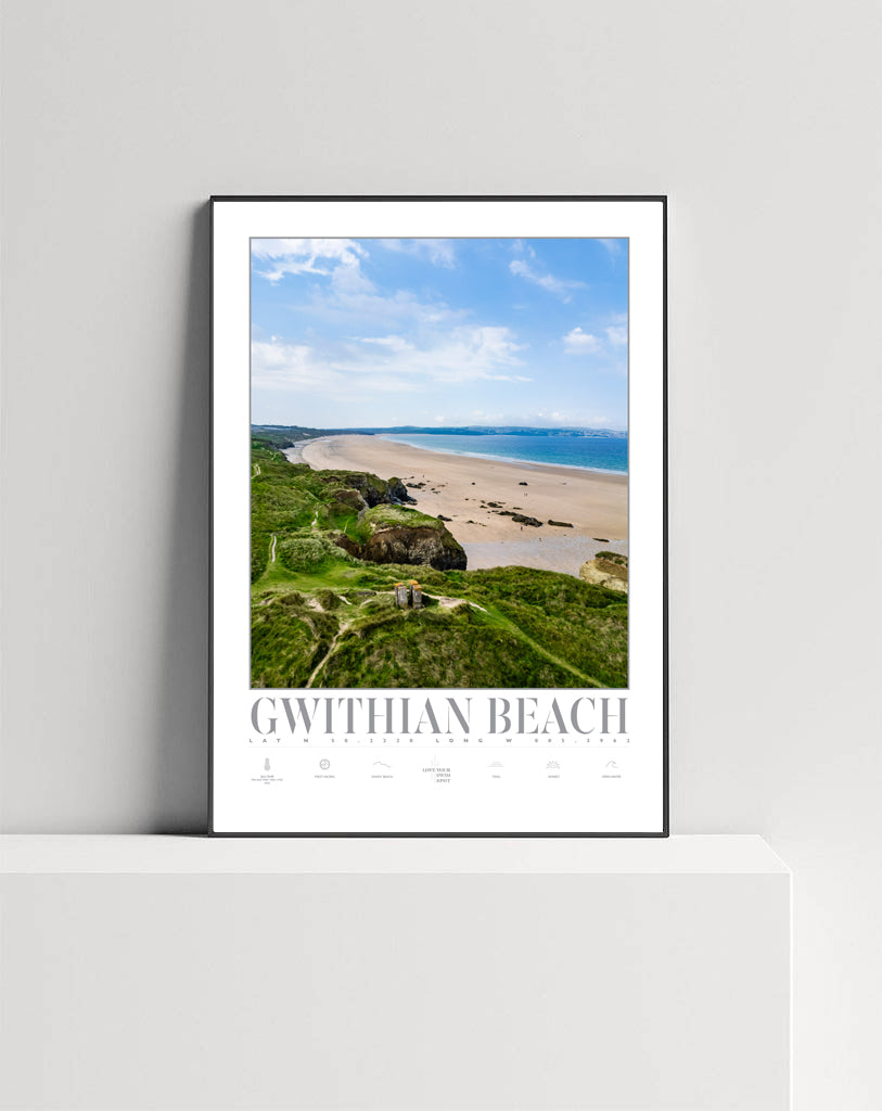 GWITHIAN BEACH CORNWALL ENGLAND