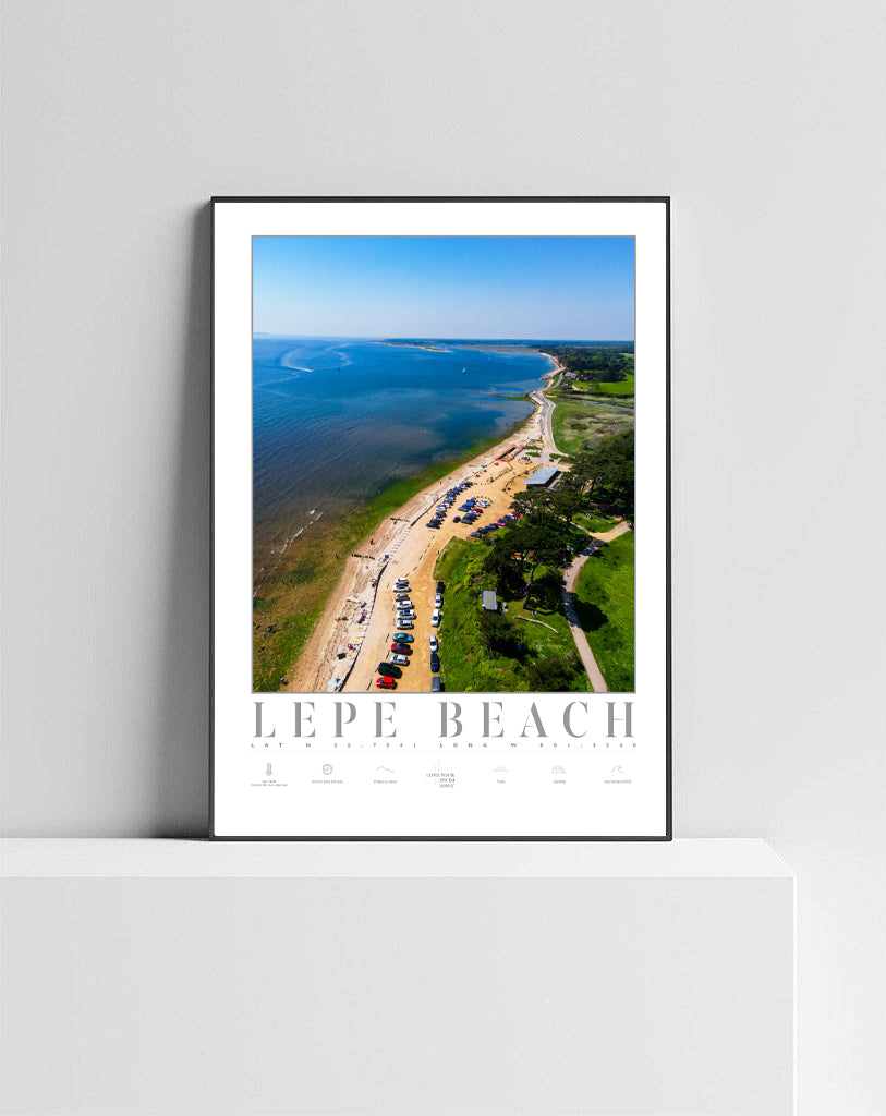 LEPE BEACH CORNWALL ENGLAND