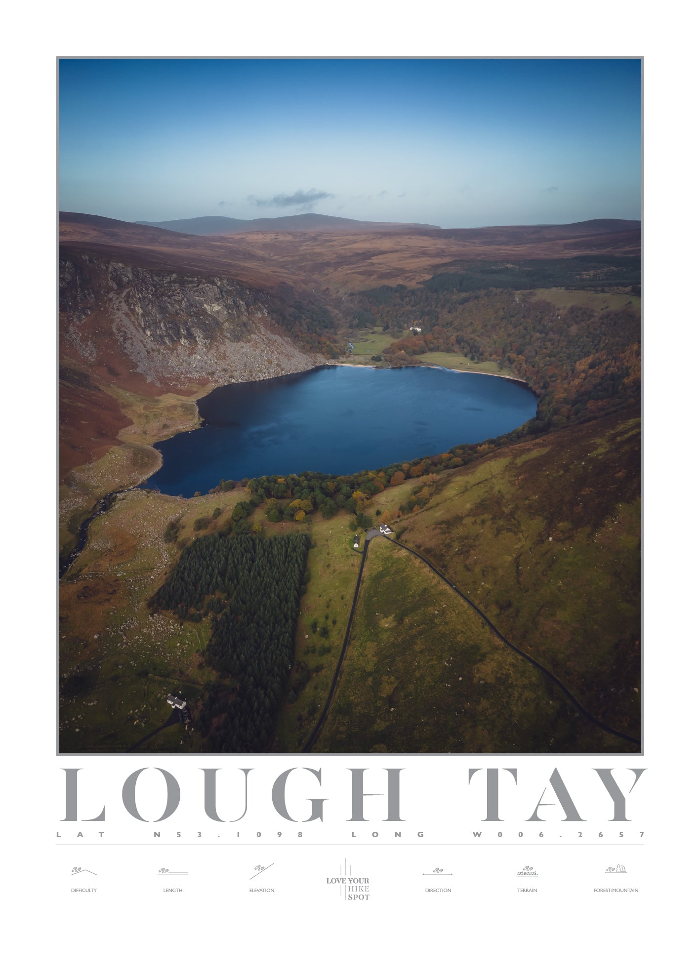 LOUGH TAY HIKE SPOT CO WICKLOW