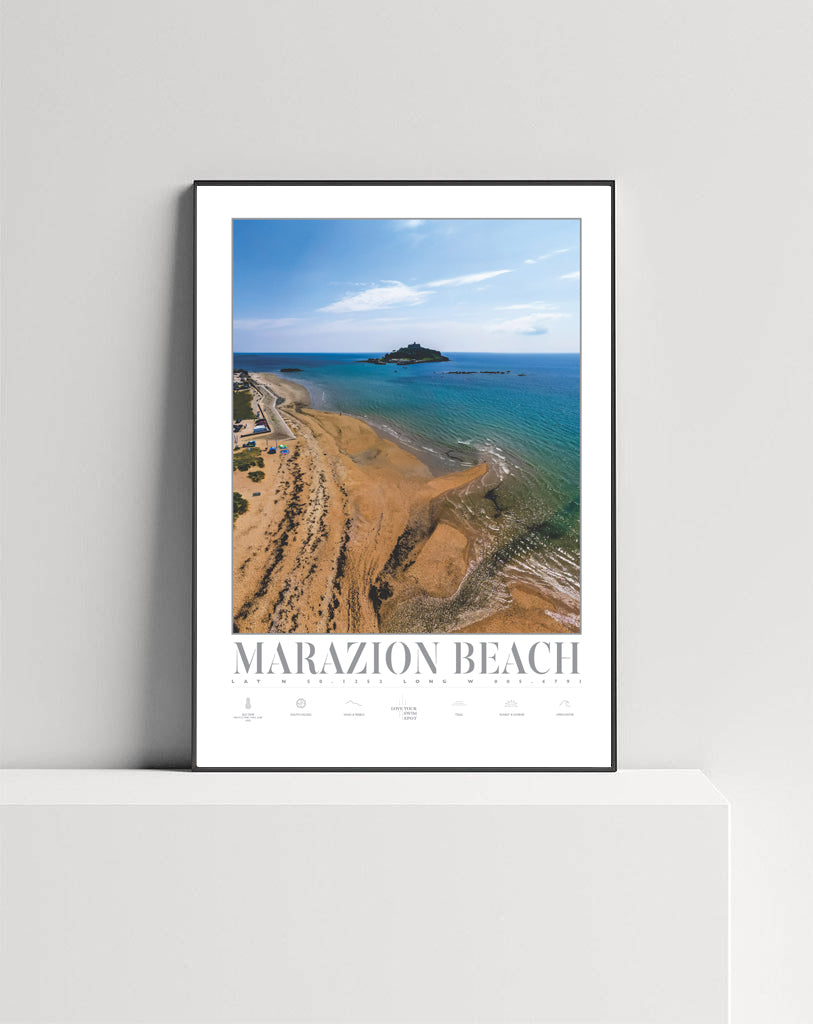 MARAZION BEACH CORNWALL ENGLAND