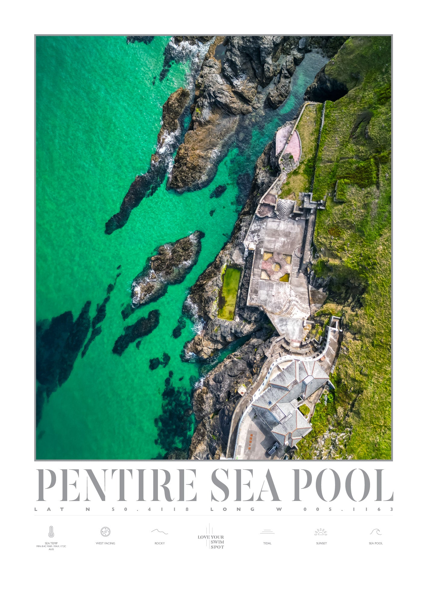 PENTIRE SEA POOL CORNWALL ENGLAND