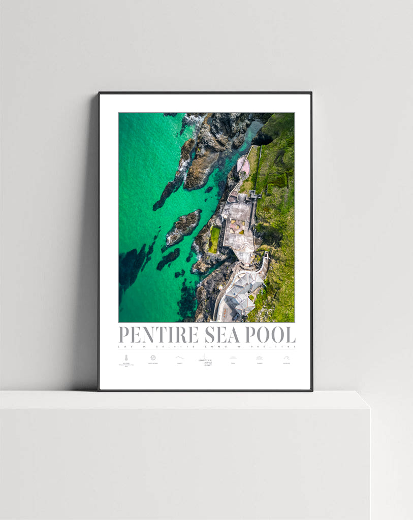 PENTIRE SEA POOL CORNWALL ENGLAND