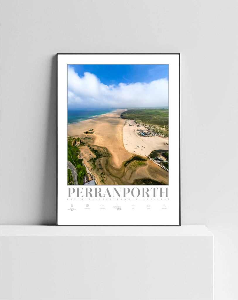 PERRANPORTH BEACH CORNWALL ENGLAND