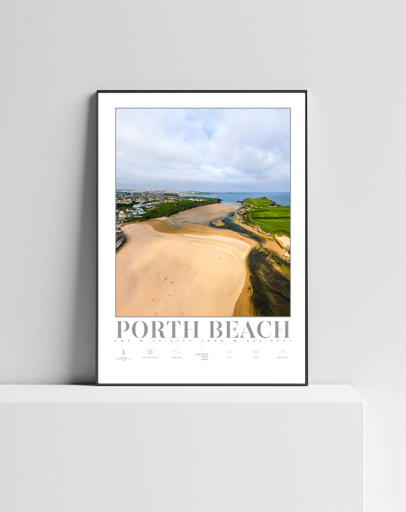 PORTH BEACH CORNWALL ENGLAND