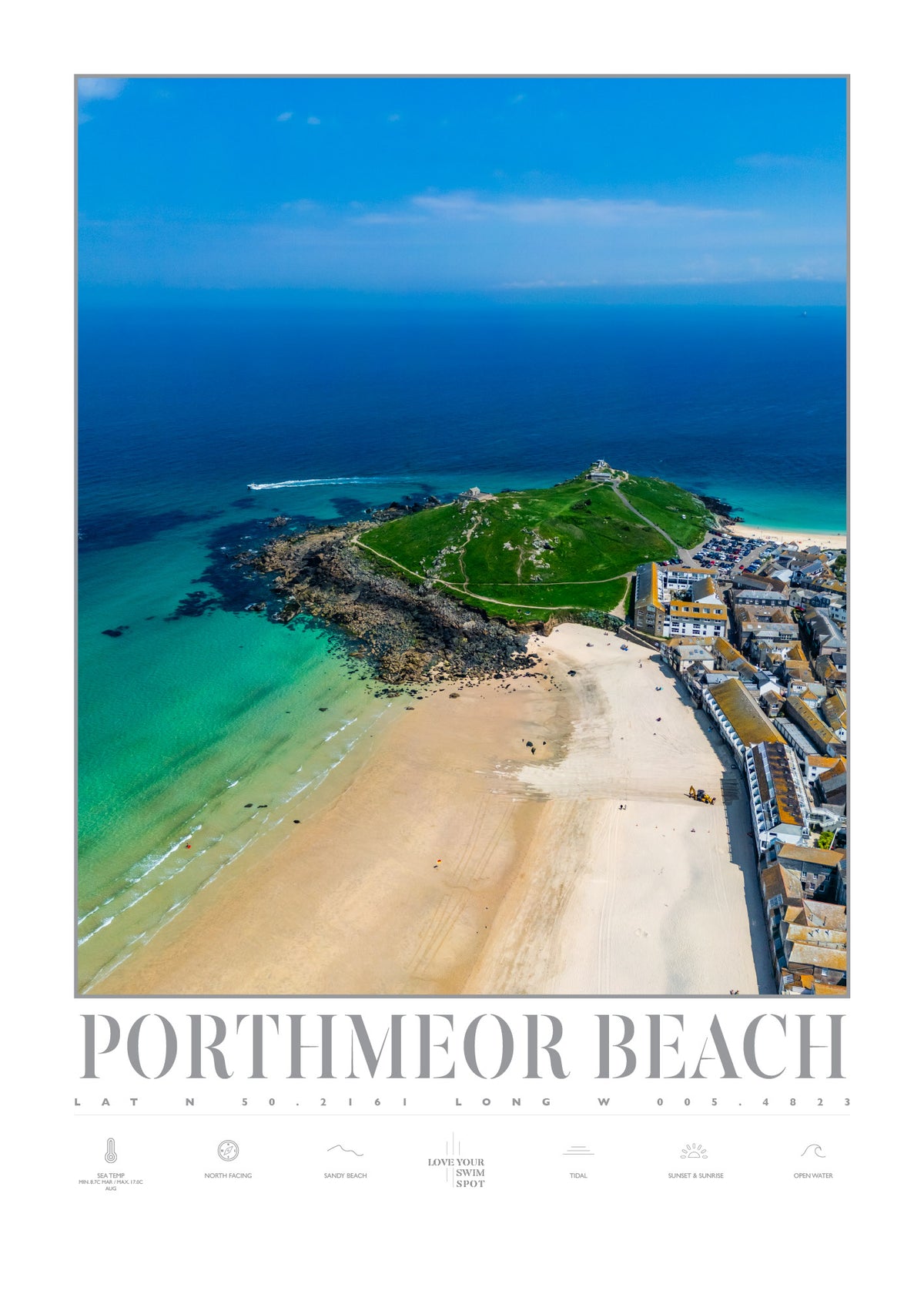 PORTHMEOR BEACH CORNWALL ENGLAND