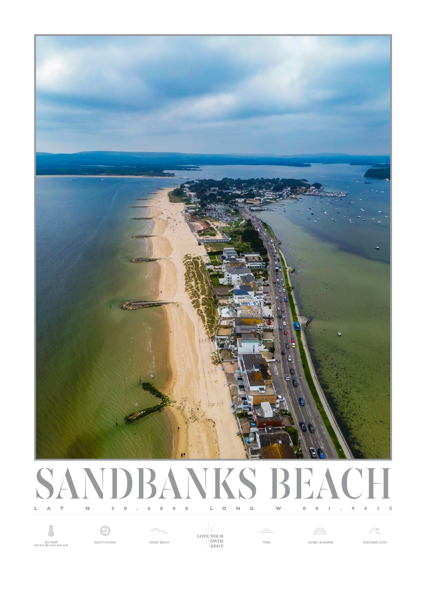 SANDBANKS CORNWALL ENGLAND
