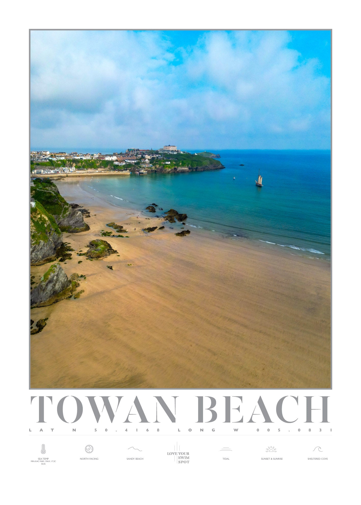 TOWAN BEACH CORNWALL ENGLAND