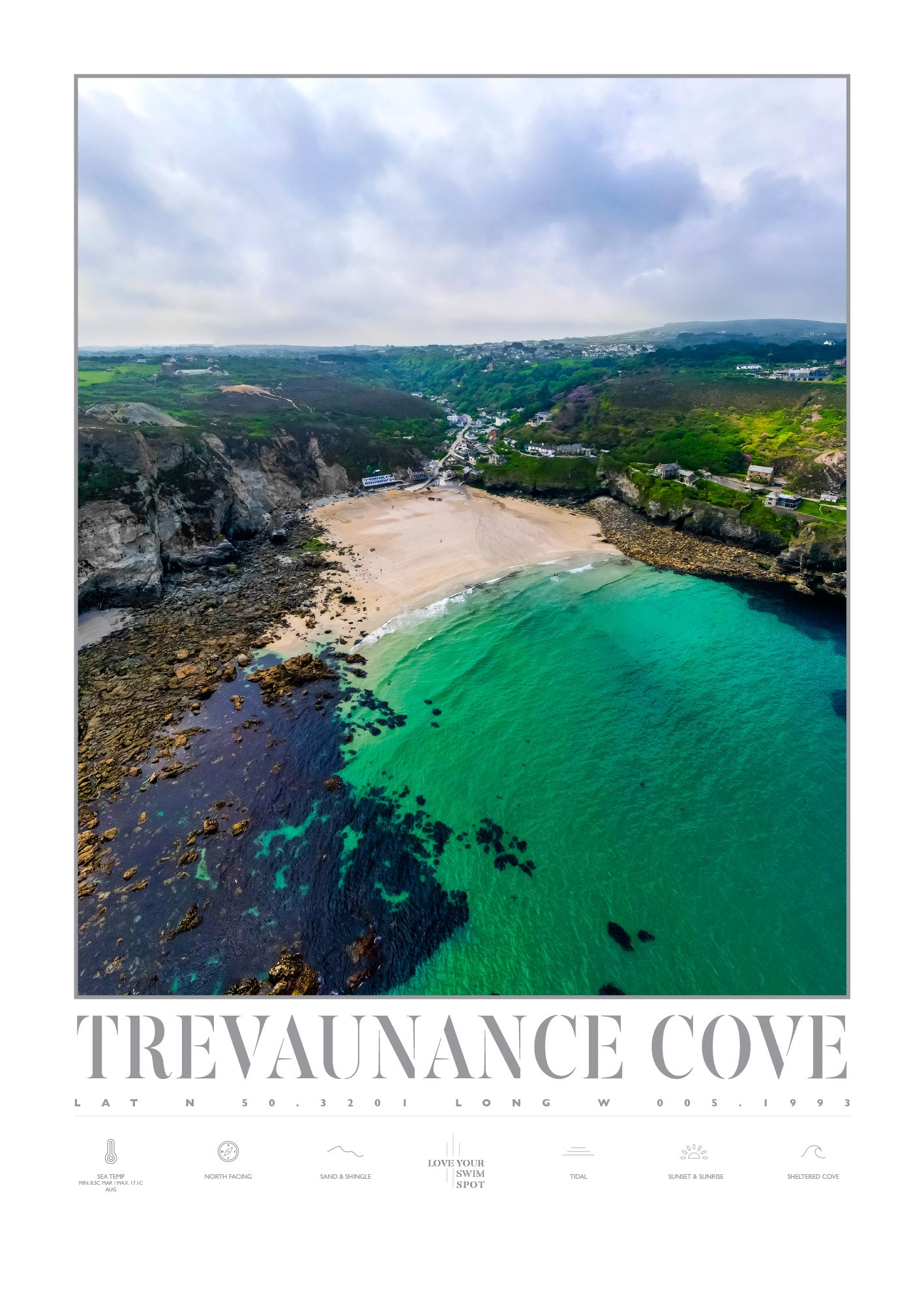 TREVAUNANCE COVE CORNWALL ENGLAND