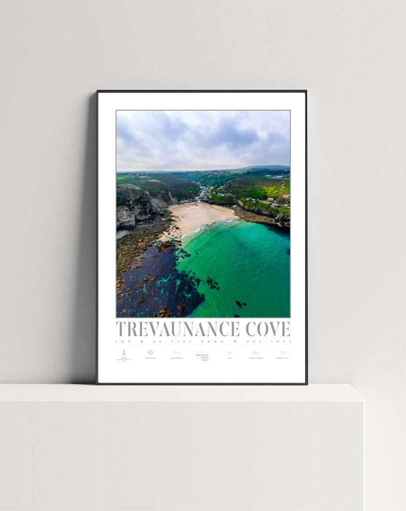 TREVAUNANCE COVE CORNWALL ENGLAND