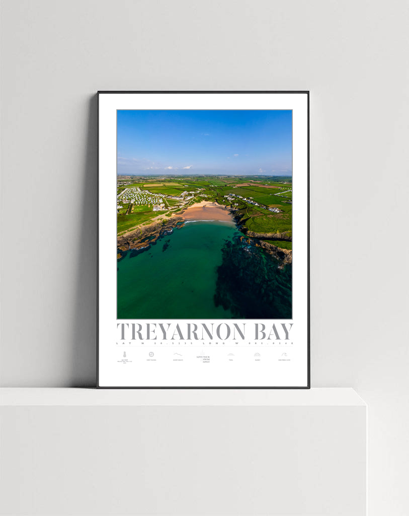 TREYARNON BEACH CORNWALL ENGLAND